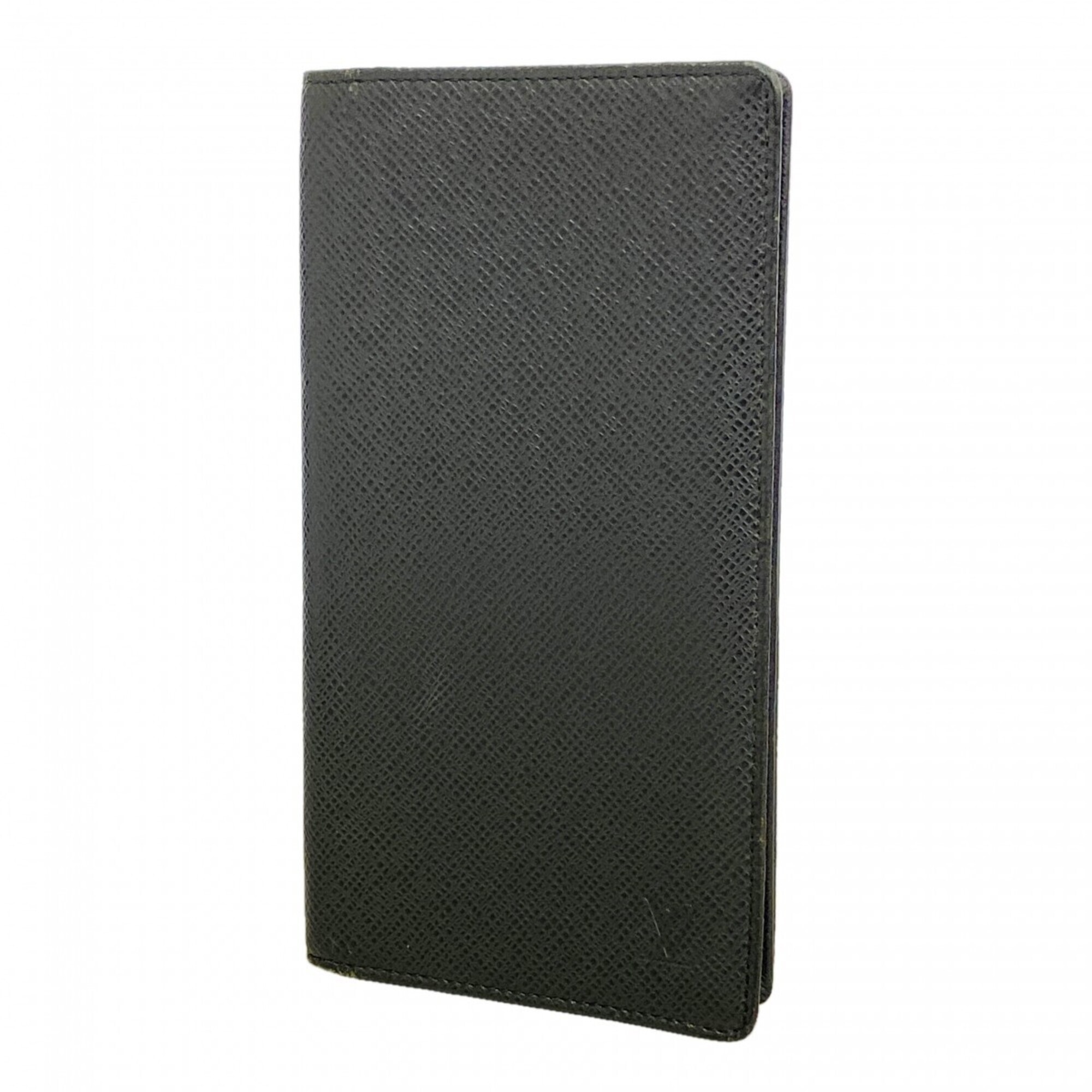 Louis Vuitton Taiga Wallet/Long Wallet Portefeuille Credit M31002 Ardoise Men's